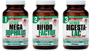 Bifido Factor, Digesta-Lac, Megadophilus Dairy Free Combo Pack